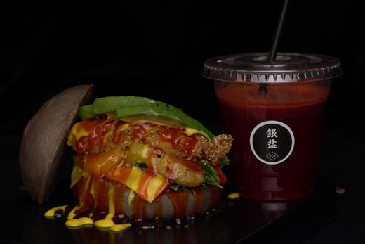 银盐汉堡 菠萝鸡肉堡｜超值预售券 商品图1