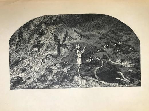 限量签名 罕见克鲁克香克25幅木版画插图 1903年 班扬《天路历程》 漆布精装16开 商品图12