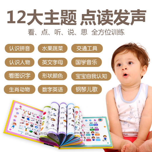 会说话的有声书1-3岁早教点读书 商品图1