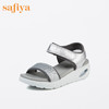 商场同款 | Safiya/索菲娅一字式扣带休闲厚底气垫凉鞋SF82115056 商品缩略图0