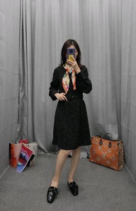 上女腰带连衣裙630908