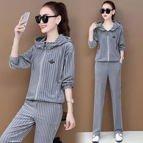 XMH-LS8206春季时尚套装韩版休闲运动服两件套