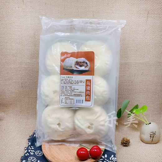 丹樱乌猪肉包6只480g 商品图0