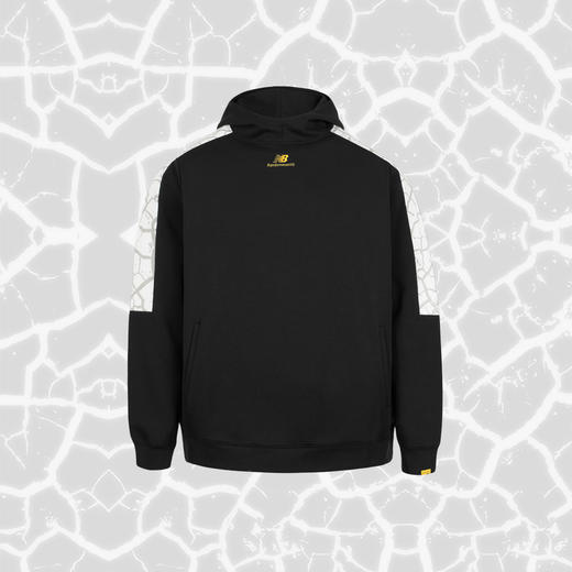 RANDOMEVENT(RDET)X NEW BALANCE(NB) AMT93682 联名黑色连帽卫衣 商品图0