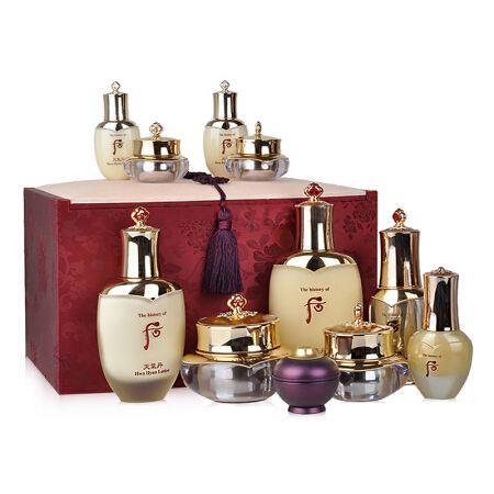 【现货】Whoo后皇后套装天气丹花献华泫双层大套盒水乳精华面霜（颜色版本随机发） 商品图1