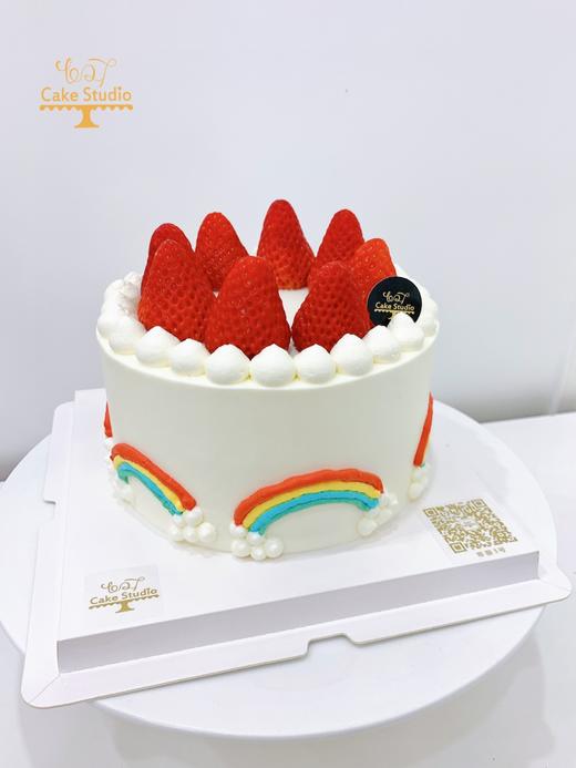 1027CAKE  |  简洁INS风  草莓彩虹主题蛋糕 商品图2