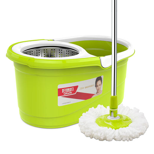 好媳妇旋转拖把桶双驱动地拖桶墩布懒人免手洗拖把 商品图0