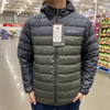  19新 EDDIE BAUER 男士休闲纯色拼色品牌字母连帽羽绒服 商品缩略图1