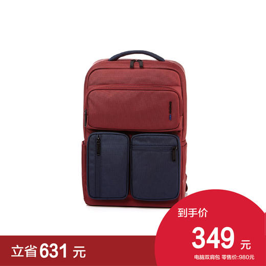新秀丽 大容量短途旅行电脑包双肩包 多口袋收纳设计/可放14英寸电脑 GG7 商品图0
