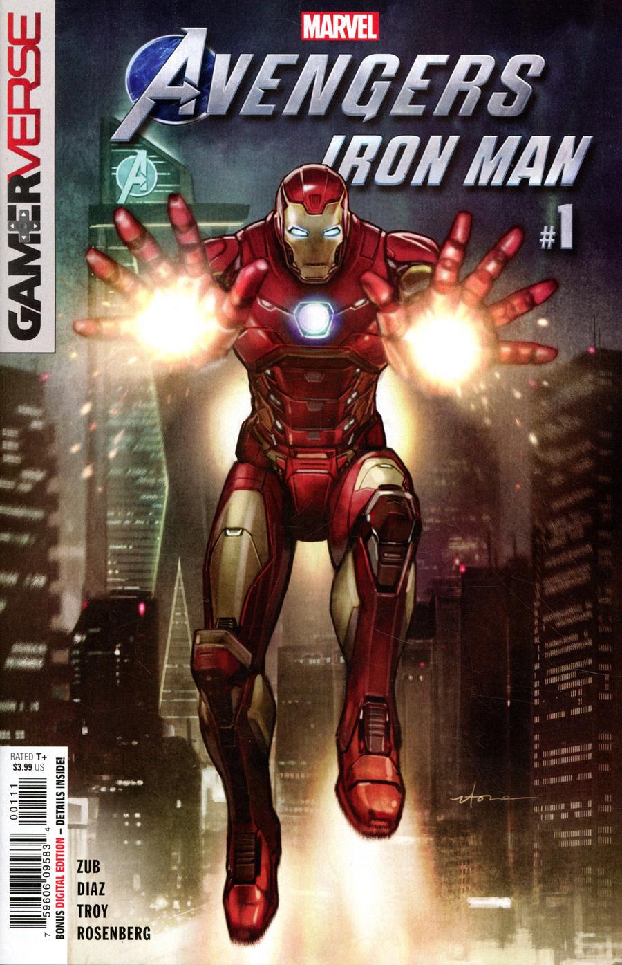 复仇者联盟/钢铁侠 斜线 Marvels Avengers Iron Man（2020）普封