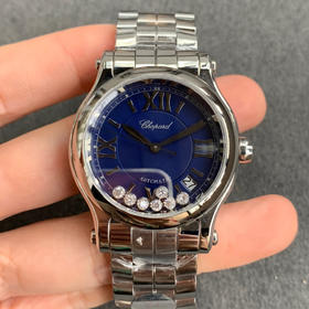 萧邦快乐钻钢带版 肖邦HAPPY DIAMONDS 表盘尺寸36mm 七钻设计 搭载2892自动机械机芯