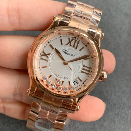 萧邦快乐钻钢带版 肖邦HAPPY DIAMONDS 表盘尺寸36mm 七钻设计 搭载2892自动机械机芯 商品图2