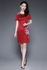 TQ-6677春夏新款高端气质修身礼服 商品缩略图3
