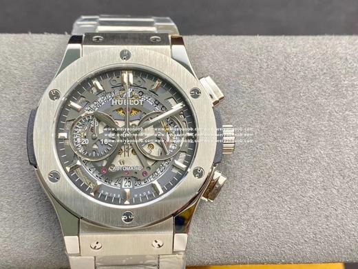 宇舶HUBLOT 经典融合CLASSIC FUSION系列，45mm直径，耐磨蓝宝石玻璃，施华洛世奇钻石镶嵌，搭载进口7750机芯改HUB 1143原装陀片 还原原装所有功能，在不同的时空共鸣，如绘画 商品图4