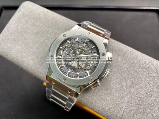 宇舶HUBLOT 经典融合CLASSIC FUSION系列，45mm直径，耐磨蓝宝石玻璃，施华洛世奇钻石镶嵌，搭载进口7750机芯改HUB 1143原装陀片 还原原装所有功能，在不同的时空共鸣，如绘画 商品图2