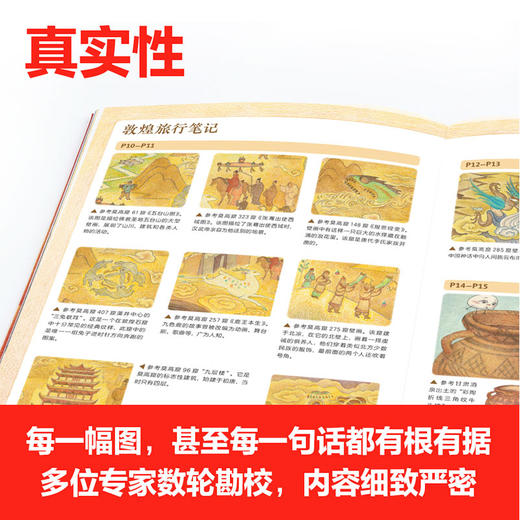 【3-6岁】敦煌 中国历史地理绘本 苏小芮 著 马伯庸推荐 历史地理启蒙 中国传统文化  丝绸之路 亲子绘本 文明交流与融合 中信童书 商品图3