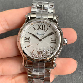 萧邦快乐钻钢带版 肖邦HAPPY DIAMONDS 表盘尺寸36mm 七钻设计 搭载2892自动机械机芯