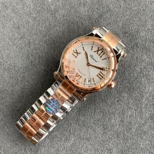 萧邦快乐钻钢带版 肖邦HAPPY DIAMONDS 表盘尺寸36mm 七钻设计 搭载2892自动机械机芯 商品图8