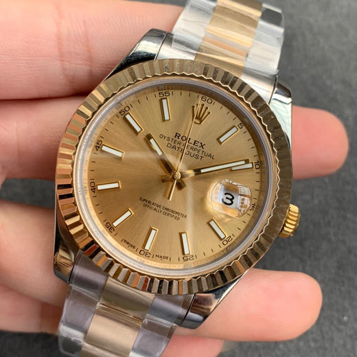 新品推出！ROLEX劳力士 41mm日志型 蓝宝石镜面 各种颜色表盘齐全，更新了壳与带打磨和配合。Cal.3255自动机械机芯 商品图2