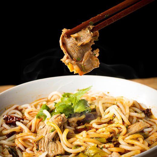 【江小彭水城牛肉粉】贵州特产江小彭水城原汤牛肉粉425克5袋方便速食小吃 六盘水麻辣米粉 商品图3