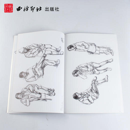 中国美术学院附中毕业班学生习作 线性素描 全身速写 素描教程 初学 人物速写临摹书 图媒班线性素描作品为主体 西泠印社出版社--欢迎您！ 商品图3
