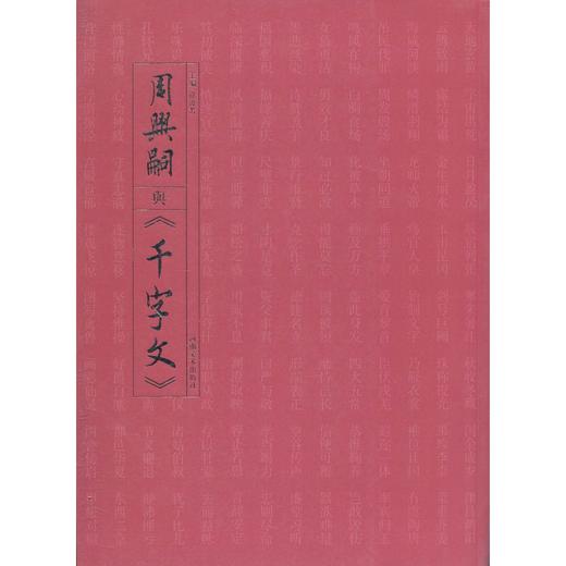周兴嗣与 千字文 历代千字文书法精选 草书行书楷书千字文书法临摹范本 中国古代启蒙读物汉字书法作品集 商品图0