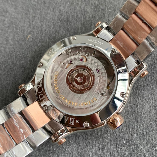 萧邦快乐钻钢带版 肖邦HAPPY DIAMONDS 表盘尺寸36mm 七钻设计 搭载2892自动机械机芯 商品图7