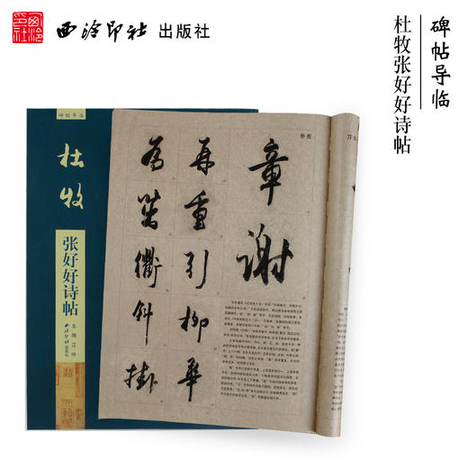 碑帖导临杜牧张好好诗帖 行草教程 行草字帖 毛笔书法字帖  西泠印社出版社【放大版原贴+部分笔法讲析】 商品图0