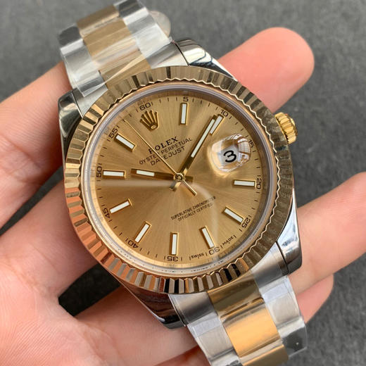 新品推出！ROLEX劳力士 41mm日志型 蓝宝石镜面 各种颜色表盘齐全，更新了壳与带打磨和配合。Cal.3255自动机械机芯 商品图1