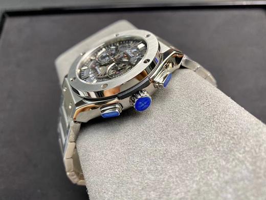宇舶HUBLOT 经典融合CLASSIC FUSION系列，45mm直径，耐磨蓝宝石玻璃，施华洛世奇钻石镶嵌，搭载进口7750机芯改HUB 1143原装陀片 还原原装所有功能，在不同的时空共鸣，如绘画 商品图11