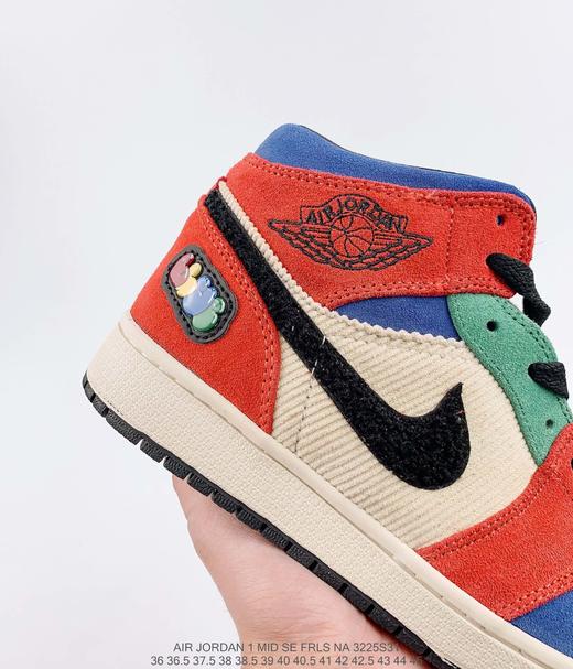 耐克NIKE Blue The Great x Air Jordan 1 Mid休闲时尚板鞋 商品图8