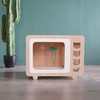 CatS猫家具 复古电视机拼色木制猫屋猫窝  猫咪玩具 包邮 商品缩略图1