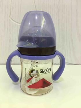 史努比宽口手柄150ml自动PPSU杯盖奶瓶
A8030