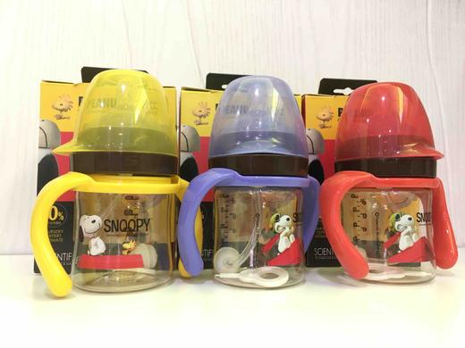 史努比宽口手柄150ml自动PPSU杯盖奶瓶
A8030 商品图1