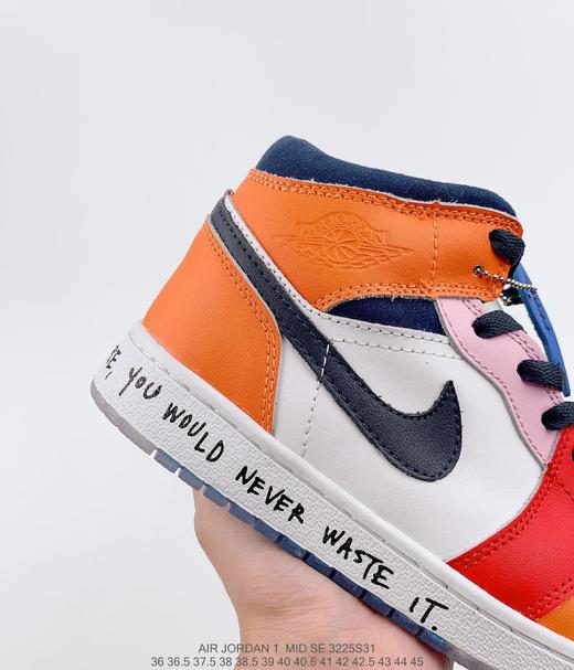 耐克NIKE Melody Ehsani x Air Jordan 1 Mid WMNS “Fearless”AJ1鸳鸯+大金表休闲时尚板鞋 商品图8