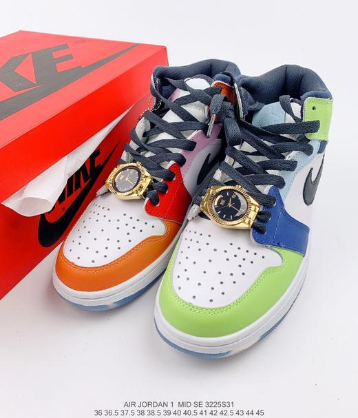 耐克NIKE Melody Ehsani x Air Jordan 1 Mid WMNS “Fearless”AJ1鸳鸯+大金表休闲时尚板鞋 商品图1