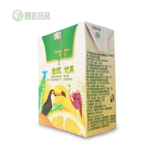 汇源橙汁 200ml*24盒 商品图0