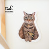 CatS猫家具独家定制：手绘猫全身肖像画木制挂钟走时 可写名字 商品缩略图0