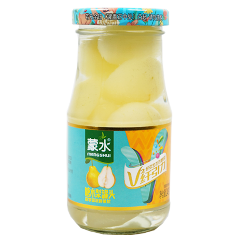蒙水罐头248g*6瓶 黄桃 橘子 雪梨各2瓶