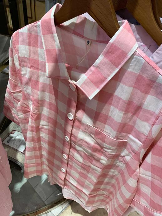 MU6011 格离女士中袖中裤套装 商品图2