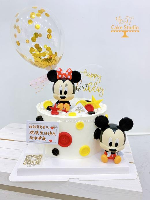 1027 CAKE 米奇主题蛋糕 可爱米妮 商品图0