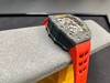 KV厂 升级版 理查德米尔RM011系列爆款.RM11绝对是让人耳目一新的一款杰作！1：表壳运用与正品一致的NTPT碳纤维特别材科！由多层平行细丝构成，细丝则由碳纤维分离到这些厚度然后经过特殊机器织成 商品缩略图13