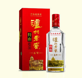 38度泸州老窖老字号特曲五年