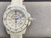 FR 香奈儿J12系列H2560腕表，38mm。率性登场【表壳】采用与原厂同样的高科技精密陶瓷打造。颜色，光泽和重量能百分百吻合原装。高科技陶瓷不仅质地轻，硬度高。还具有恒温的特性，可吸收人体体表温度 商品缩略图3