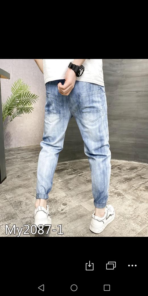 娜莱娜（2020春夏新款男士牛仔裤薄老爹裤学生裤） 商品图0