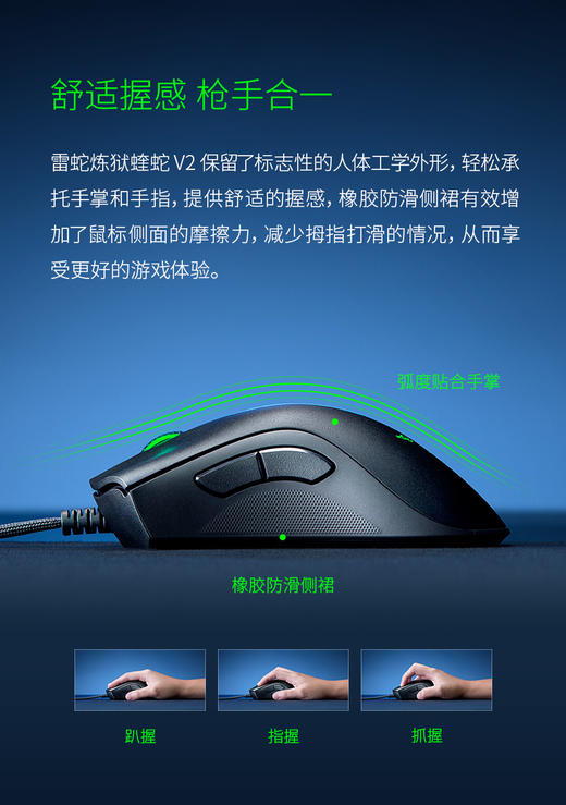 Razer雷蛇炼狱蝰蛇V2 商品图5