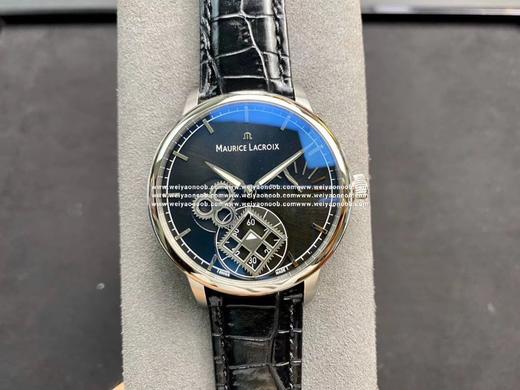 AM出品——MAURICE LACROIX 艾美匠心系列方秒轮神秘时间腕表——MP7158-SS001-901-1 正品开模！男士腕表，皮表带，密底 商品图12