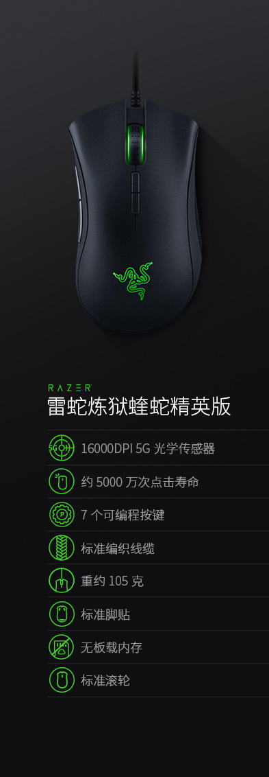 Razer雷蛇炼狱蝰蛇V2 商品图12