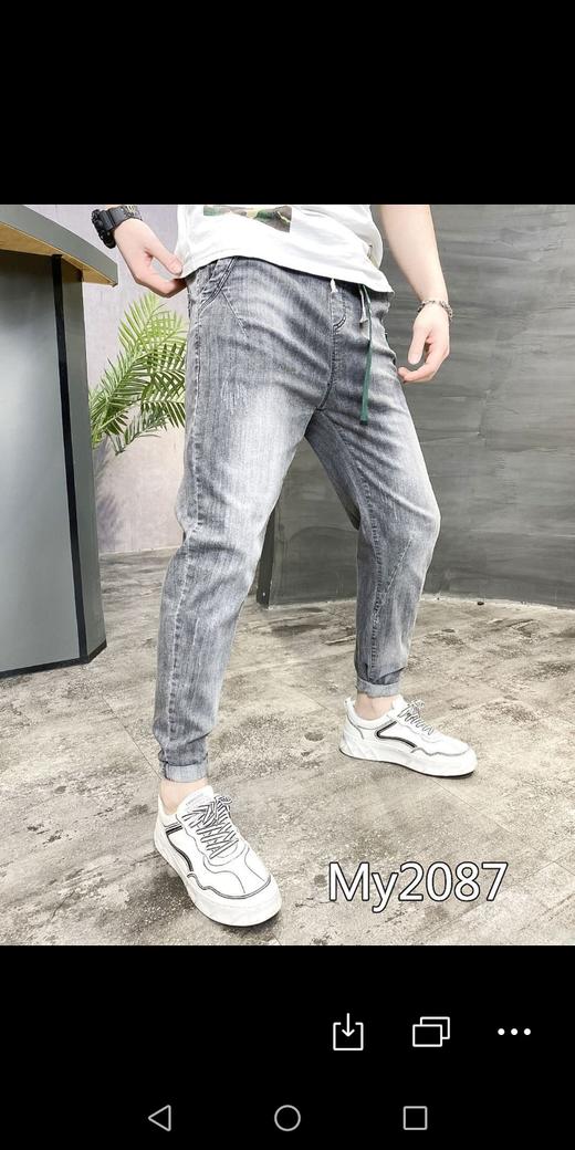娜莱娜（2020春夏新款男士牛仔裤薄老爹裤学生裤） 商品图1