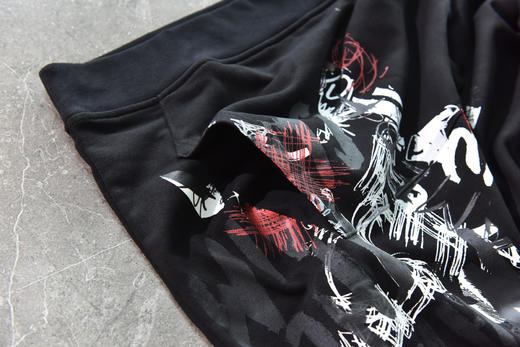 BBR X KR1S WU HOODED 重水洗 水墨印花 毛圈套头卫衣帽衫 WY307 商品图9
